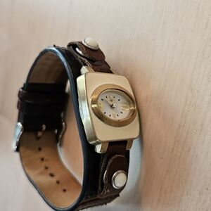 Fossil Watch Brown And Cream